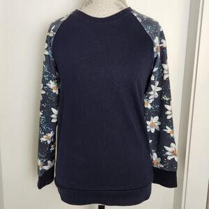 Floral Crewneck Sweatshirt